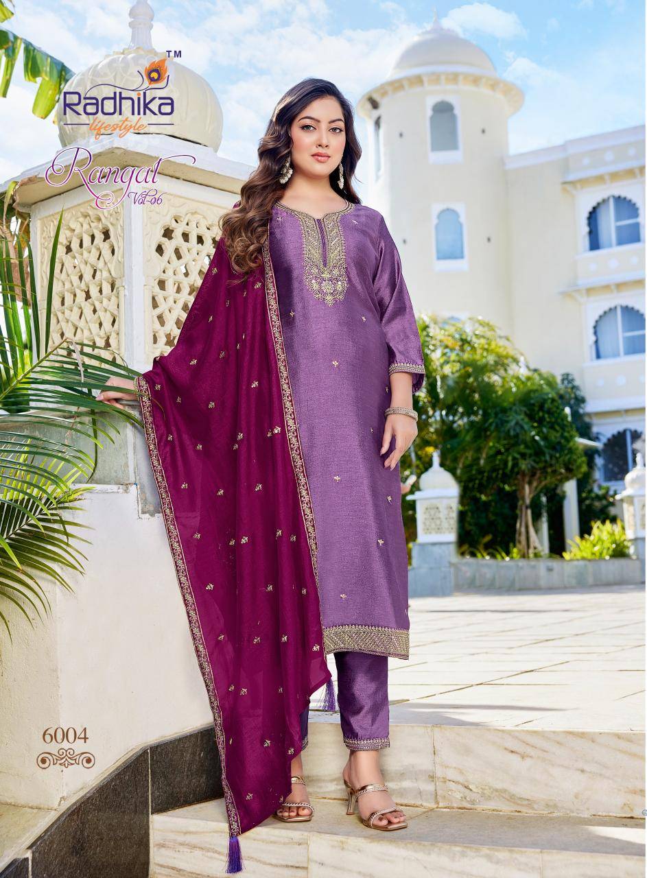 Radhika rangat vol 6 Designer Kurtis wholesale price